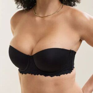 Aerie Black Strapless Bra
